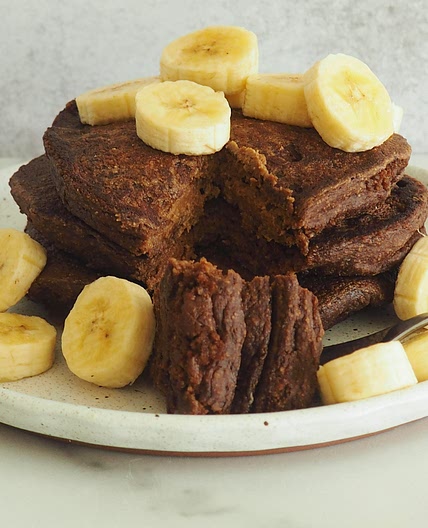 Chocolate Avocado Pancakes