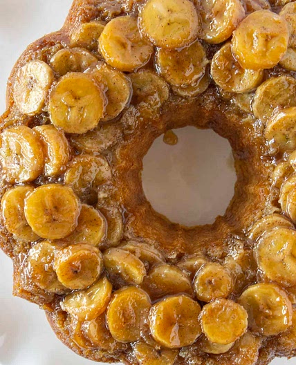 Banana Upside Down Cake Recipe