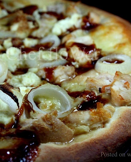 BBQ Chicken Pizza With Feta