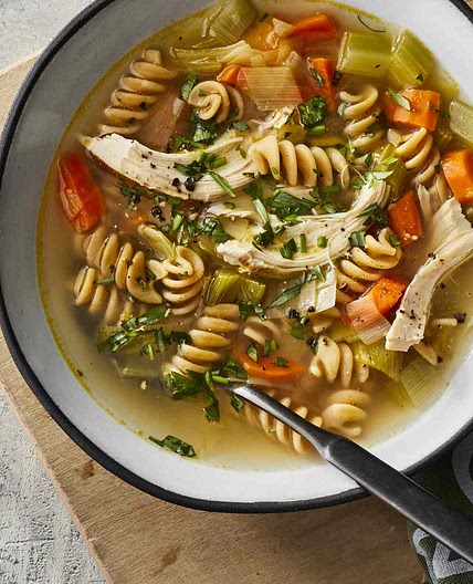 Turkey, Pasta & Vegetable Soup