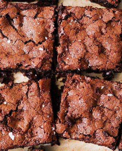 Fudgy Brownies with Crackly Tops (Paleo, Gluten Free)