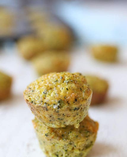 Mini Egg Bites with Cheese & Broccoli (BLW & Toddler Friendly)