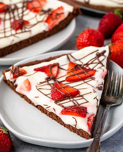 Easy Brownie Pizza Recipe