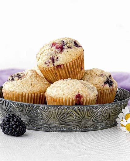 Blackberry Buttermilk Muffins