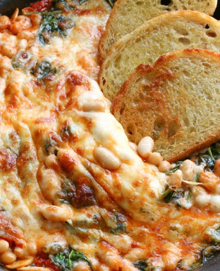 Cheesy White Bean Tomato Bake recipe