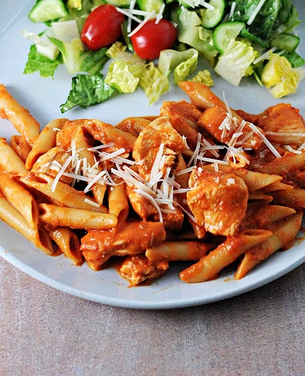Chicken & Penne Pasta with Vodka Sauce