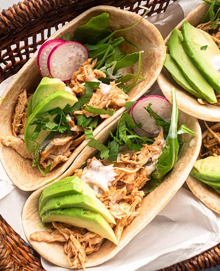 Slow Cooker Barbacoa Chicken