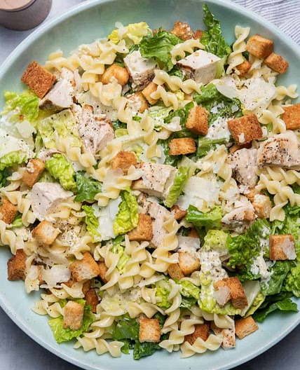 Chicken Caesar Pasta Salad Recipe
