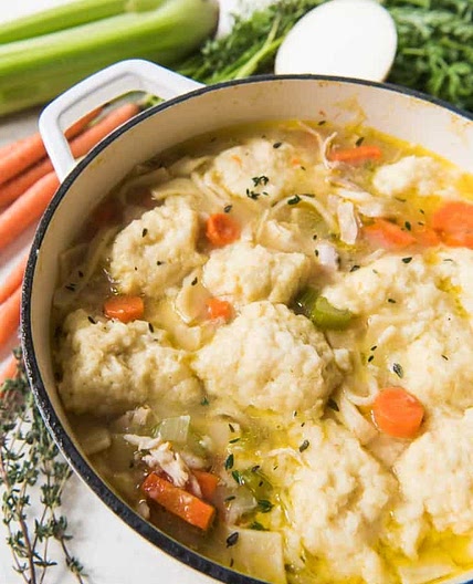 Homemade Chicken Noodle Soup with Egg Noodles