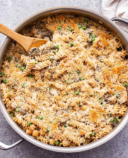 Chickpea Noodle Casserole