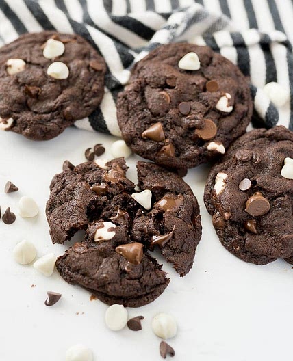 Double Chocolate Chip Cookies