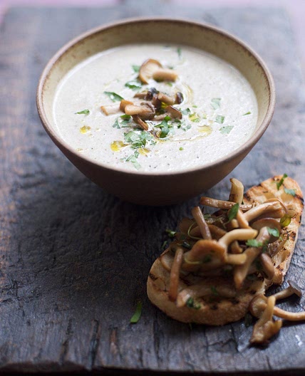 Creamy mushroom soup