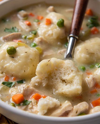 Creamy Chicken Dumpling Soup