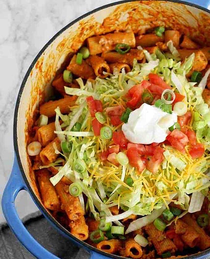 Creamy Taco Pasta