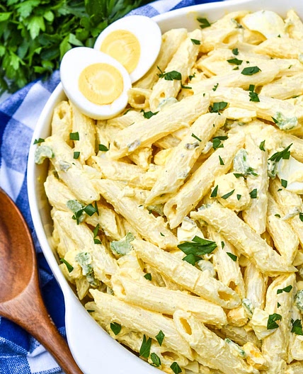 Deviled Egg Pasta Salad
