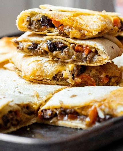 Loaded Sheet Pan Quesadillas