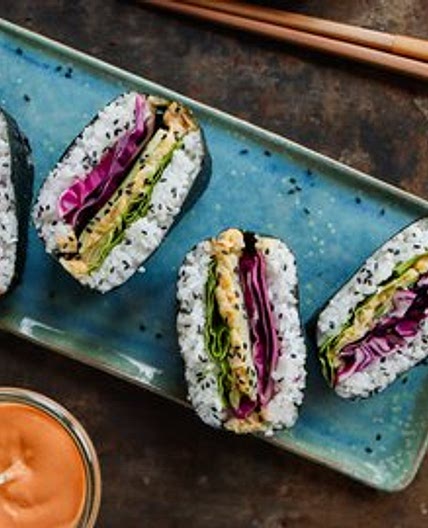 Vegan Onigirazu: Rice Sandwiches