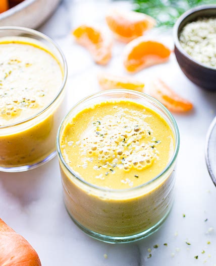 5 Minute Citrus Carrot Ginger Smoothie
