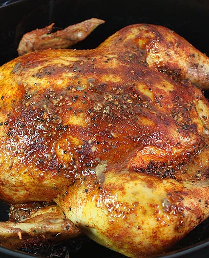 Slow Cooker Roasted Chicken Recipe