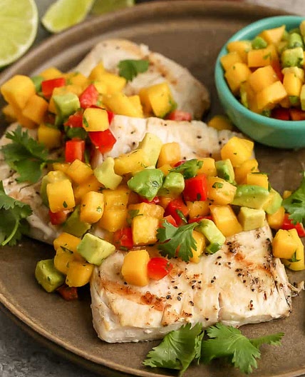 Grilled Mahi Mahi with Mango Salsa