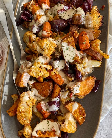 Harissa Roasted Vegetables