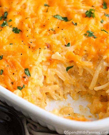 Copy Cat Cracker Barrel Hashbrown Casserole Recipe