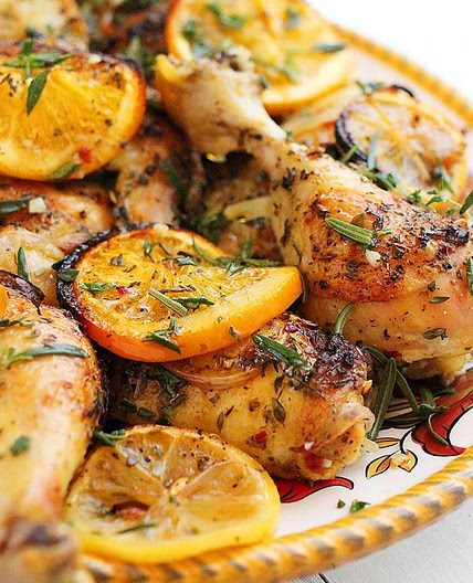 Herb and Citrus Oven Roasted Chicken