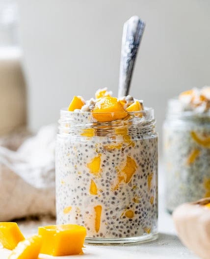 Mango Coconut Chia Pudding