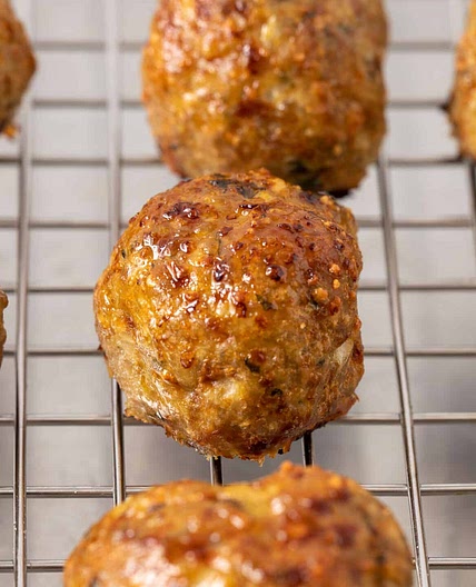 Baked Turkey Meatballs
