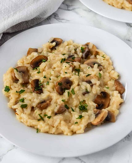 Baby Bella Mushroom Risotto