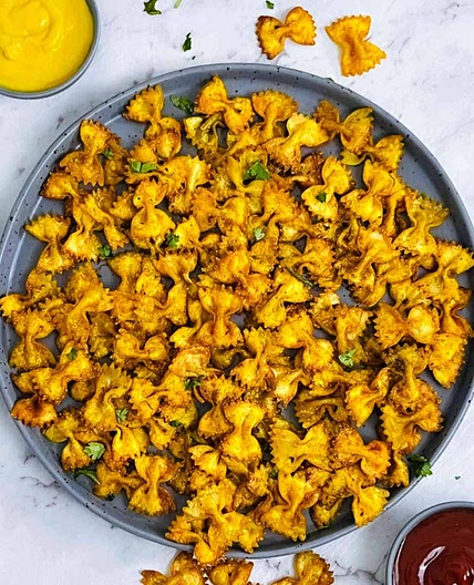Masala Pasta Chips / TikTok Recipe with an Indian twist