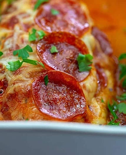 Pizza Stuffed Chicken