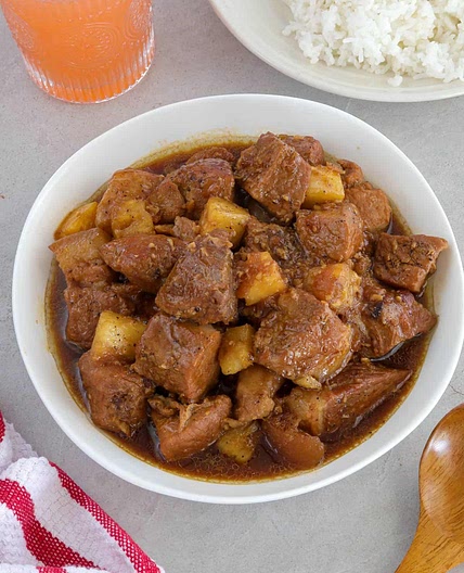 Pork Adobo with Pineapple