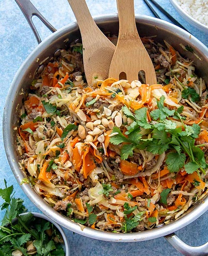 Unstuffed Egg Roll Bowl