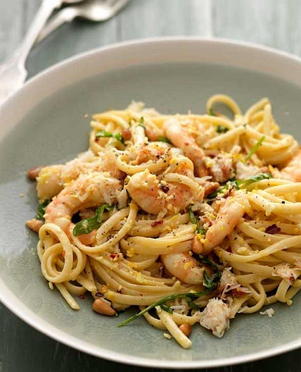 Crab & Prawn Linguine