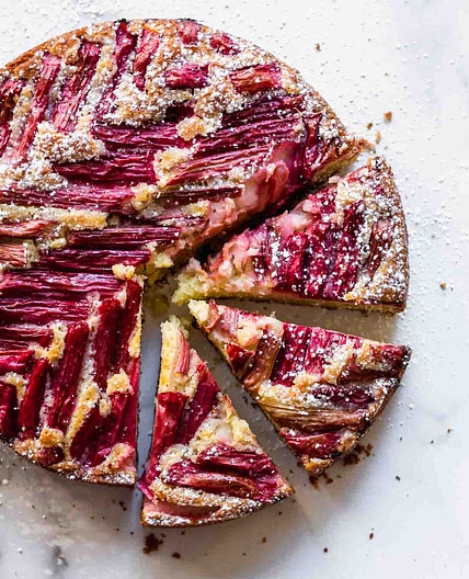 Rhubarb Coffee Cake