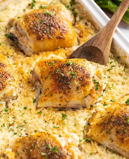 Best Baked Chicken and Rice Casserole