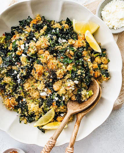 Roasted Broccoli Quinoa Salad