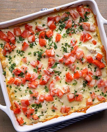 Salsa Verde Chicken Casserole