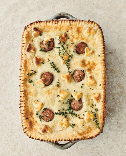 Sausage & mash pie