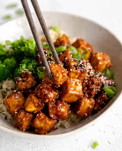 Garlic Sesame Tofu