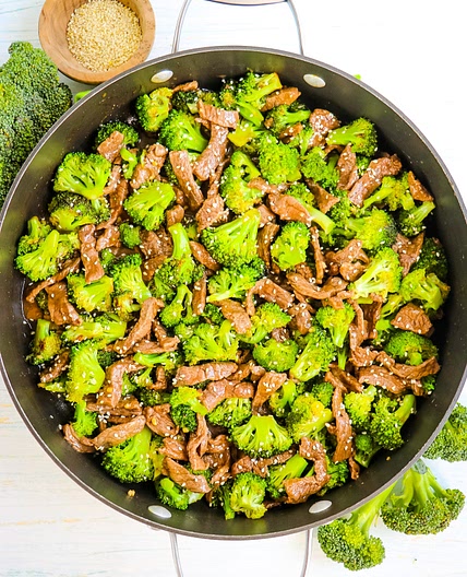 Honey Ginger Beef and Broccoli Stir Fry