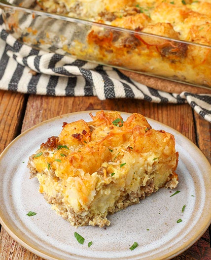 Tater Tot Breakfast Casserole
