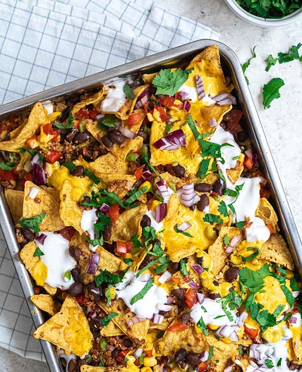 The Best Loaded Vegan Nachos
