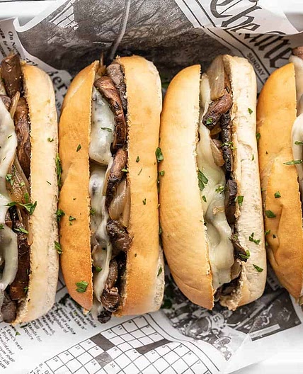Vegetarian French Dip Sandwiches