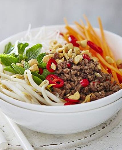 Vietnamese-style beef salad