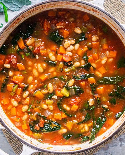 Tuscan White Bean and Kale Soup