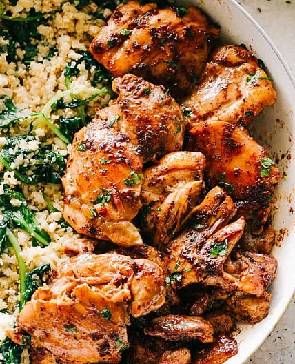 Juicy Stovetop Chicken Thighs
