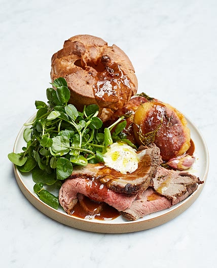 Roast topside of beef