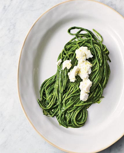 Super green spaghetti